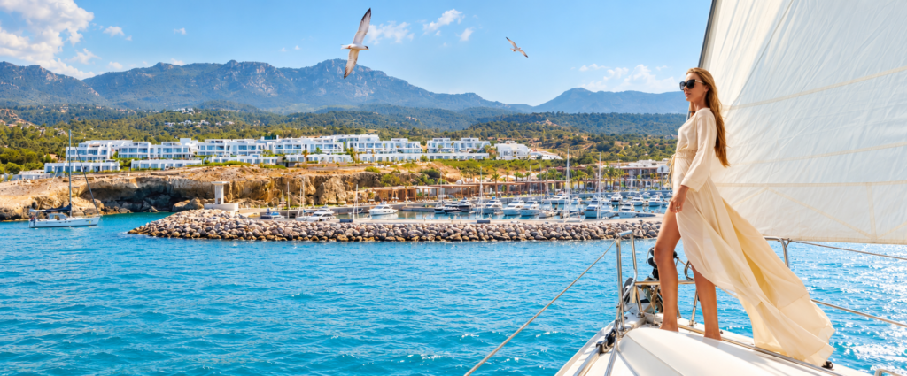 Northern Cyprus coastal property and Mediterranean marina