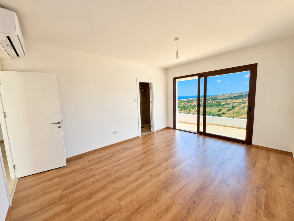 Heaven’s Hill Villa 3 master bedroom with private terrace and sea views