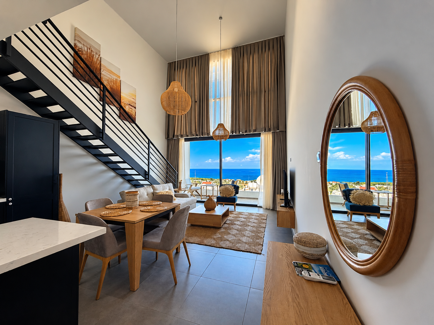 Rose B10 1-bedroom residence with Mediterranean sea view in North Cyprus